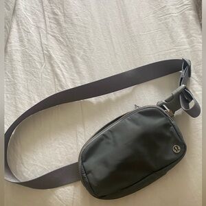 Gray Lululemon Belt Bag